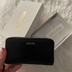 NWT Black Leather Artitzia Wallet